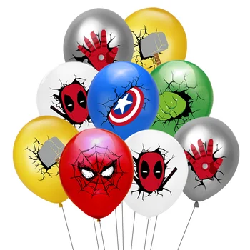  10pcs Hrdina Balóny Latexové Balóny Spiderman Deti Spider man Narodeninovej Party Dekorácie, Detské Balóny Sprcha