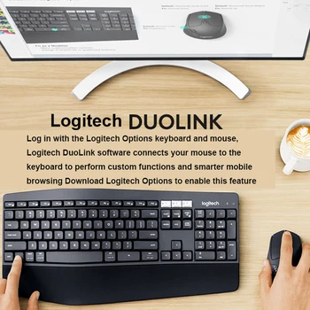  Logitech mk850 bezdrôtové klávesnice, myši kombináciu bluetooth usb s bezdrôtovým 2.4 g klávesnica plnej veľkosti myši na home office
