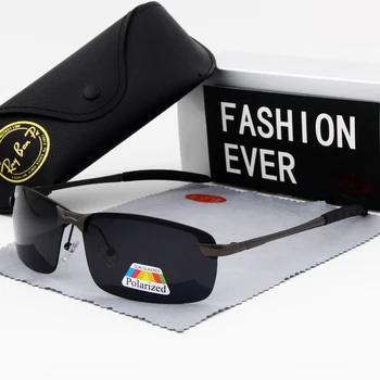  Dizajn značky Polarizované slnečné Okuliare Pre Mužov Módne Sfarbenie Čierne Okuliare Muž Jazdy Okuliare Príslušenstvo Malé Športové UV400