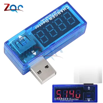  Digitálny USB nabíjačka lekár voltmeter ammeter prúd napätie Tester Meter Mini USB Mobilné energetické nabíjanie LED displej