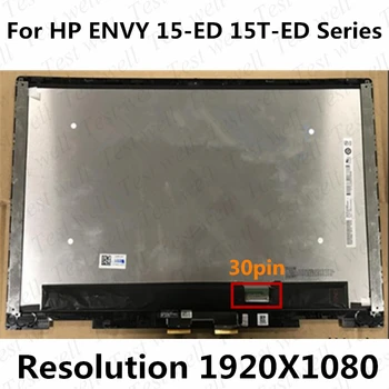  L93180-001 L98061-001 Pre HP ENVY 15-ED 15T-ED000 15-ED0003CA 15M-ED0023DX LCD dotykový displej montáž nahradenie W/RÁM FHD