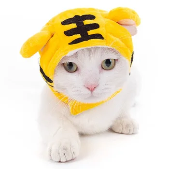  Krásne Kreslené Tigre Bee Cosplay Kostýmy Pet Cosplay Príslušenstvo Psa Headdress Mačka Klobúk Cross-dressing Strany Pet Produktov