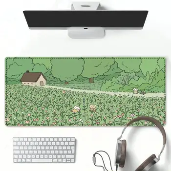  Lacné Mačka a Zajac Podložka pod Myš Notebook PC Počítač Mause Pad Stôl Mat Pre Veľké Gaming Mouse Mat Pre Overwatch/CS GO