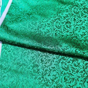  Zelená Obyčajný Kvetinový Hodvábny Satén Handričkou Cheongsam Bavlna-čalúnená Vesta Menej Etnických Textílie Fáze Tibetskej Župan Babydoll Hanfu