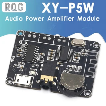  5W+5W PAM8406 Bluetooth 5.0 DC3.7-5V stereo audio zosilňovač modul XY-P5W pre Arduino diy kit