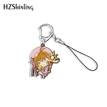  2020 Nové Cardcaptor Sakura VYMAZAŤ KARTU Anime Keychain Kawaii Ručné Akryl Keyring Epoxidové Šperky Taška Držiak Príslušenstva