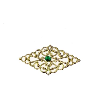  20 ks/veľa 23*45mm diamond Kovové Filigránske Kvety Plátok zobrazili kľúčové tlačidlá základne Nastavenie Šperky DIY Komponenty Zistenia