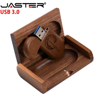  JASTER USB 3.0 LOGO prispôsobené drevené+ Box Osobné LOGO pero disk s kapacitou 8 gb 16 GB 32 GB, 64 GB usb Flash Disk kl ' úč Memory stick
