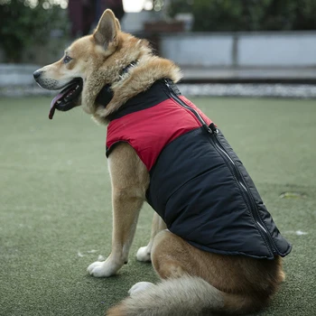  Horúce Zimné psa šteniatka teplé oblečenie zips vesta T-shirt oblečenie pracky bežné bunda