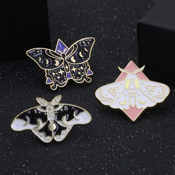  15Styles Unisex Farebné Motýľ Brošňa Kovové Zvierat, Hmyzu Vyhovovali Kolíky Šperky Elegantné Kúzlo Vintage Brošňa Módne Dary