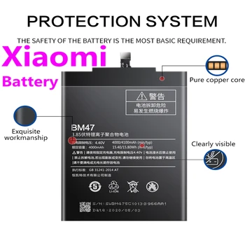  Originálne Nabíjacie Batérie Pre Xiao Mi Redmi Poznámka: 8 10 Pro Max 2 3 3 KYSELÍN, 3X Mix 4 4X 4A 4C 5 5S 5X M5 6 6A Mi6X 7 9 MI9 Plus