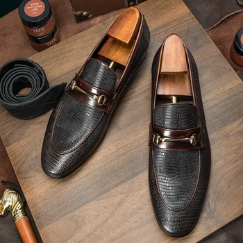  Hanmce Vysoký Vrchol Predávať Návrhár Obuvi Muži Ručné Originálne Kožené Mokasíny Topánky