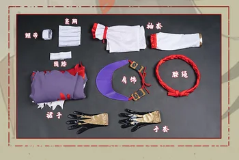  Hra Naraka: Bladepoint Red Shadow Youtouhime Cosplay Kostým Ženy Sexy Šaty Pestrých Kostýmoch Halloween Karneval Uniformy