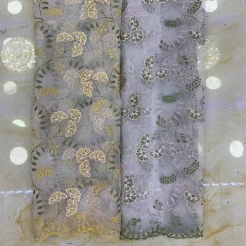  Spot oka textílie, čipky multicolor oka cheongsam šaty Organza vyšívané textílie Šírka 130 cm