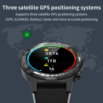  Fitness Tracker Športové Smart Hodinky GPS Kompas, Barometer, IP67 Vodeodolný, Vhodný Pre Android IOS Smartwatch pre Mužov, Ženy M7