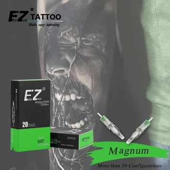  5 Kusov EZ Revolúcie Kazety Ihly #12 (0.35 mm) Mangum Tetovanie Ihly na Kazety Systém Tetovanie Stroje