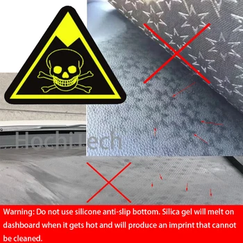  Pre KIA RIO 3 4 K2 2012~2019 ruská Verzia Anti-Slip Mat Panel Kryt Pad Slnečník Dashmat Dash Auto Koberec koberec Príslušenstvo