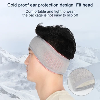  Zimné Tepelné Hairband Pokrytie Ušné Teplejšie Muži Ženy Šport Elastické Hlavový Most Zahustiť Tepelnej Cvičenie Jogy Beží Headwrap