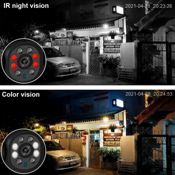  SMAR Dohľadu Kamery S Wifi, Vonkajší IP Kamera 1080P HD obojsmerné Audio Bezdrôtový Nočné Videnie AI Ľudských Zistiť Podpora ONVIF