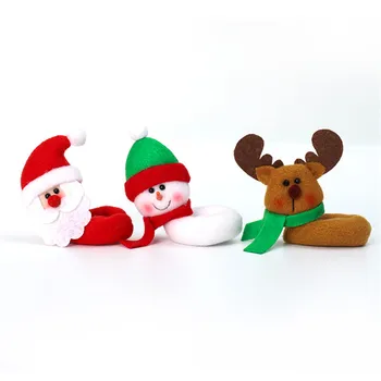  Šťastné a veselé Vianoce, Santa Claus Snehuliak Elk poháre na Víno, Krúžky, Vianočné Dekorácie pre Domov Nový Rok 2022 Dekor Navidad Ozdoby