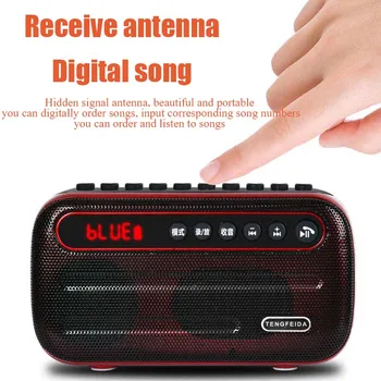  Prenosné, FM Rádio, Bezdrôtové Bluetooth Reproduktor Rcorder TF Karty U Diskov MP3 Prehrávač Hudby Podpora Handsfree AUX konektor pre Slúchadlá Hrať
