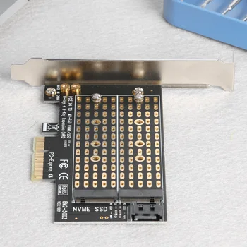  M. 2 NVME do PCIE Adaptér Modul Doska M+B Kľúč NGFF SSD PCI-E 3.0 X4 SATA Rozširujúca Karta