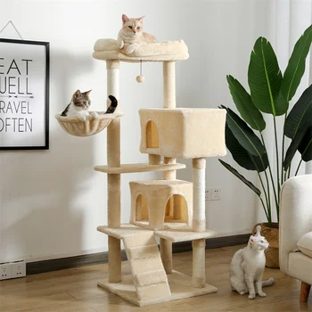  Doprava zadarmo, Mačka, Strom Veľké Cat Tower s Škrabanie Príspevkov Viacvrstvových Cat Tower s Nezostalo Byt
