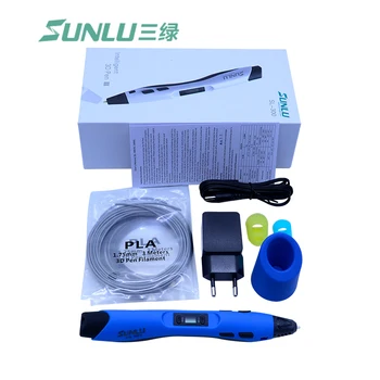  Sunlu SL-300 3D pero tlač s 20 ks tlač vlákna Plastové 100M 1.75 mm CHKO teplota ochrany 3D perá Tlačiareň