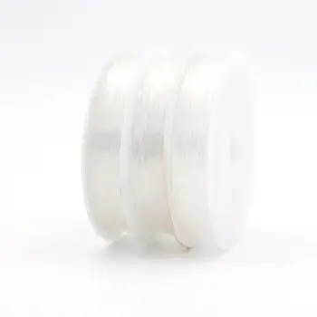  1 Role 0.5 0.6 0.7 0.8 1 mm Crystal Elastické Lištovanie Kábel String Závit pre Šperky, Takže DIY Náhrdelník Náramok Príslušenstvo