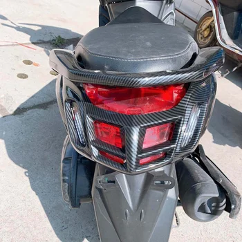  Carbon Fiber Motocykel Zadné zadné Svetlo Kryt Brzdového Lampa Stráže pre Yamaha NMAX155 NMAX 125 150 2016-2019 Príslušenstvo