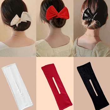  Ženy, Elegantné Pevné Tlač Buchta Maruko DIY Účes, Takže Držať Dlho Nástroje Luk hlavový most Hairbands Módne Doplnky do Vlasov