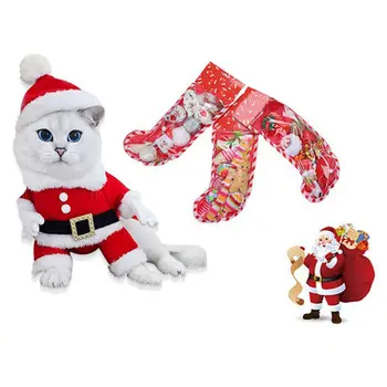  Vianoce Psa Hračky Santa Claus Osadenie Hračky Pre Psov Kombinácia Súbor Žuť Squeaker Zvieratko Plyšové Hračky