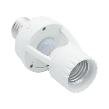  ANBLUB E27 Pätica PIR Snímač Pohybu objímky Ľahké Ovládanie Infračervený Senzor Lampa Base Montáž 220V Pre LED Žiarovky Ampoule