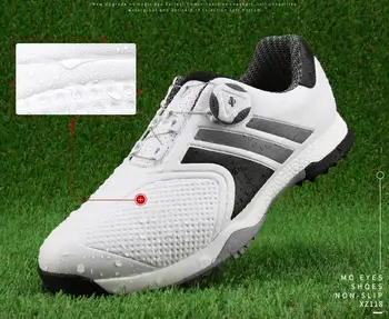  Očarujúce! MO OČI golfové topánky pánske nepremokavé topánky rozšírená verzia super soft topánky