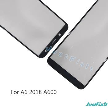  A6 2018 Dotykový Predný Panel Pre Samsung Galaxy 2018 A600 A600Touch Displej Snímač LCD Displej Sklenený Kryt
