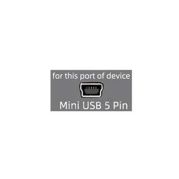  Kvalitné Hrubé 3M 2M 1,8 M 1,5 M Plochý Kábel Mini USB 5 Pinov Nabíjačku Údaje MP3 MP4 MP5 Prehrávač, Fotoaparát, Rádio Gamera DVD PSP V3 Káble