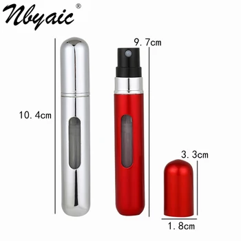  Nbyaic 8ml parfum, plnené, cestovanie, prenosné, plnené, parfumovaný sprej, plnené, viacfarebná prázdnu fľašu 1pcs.