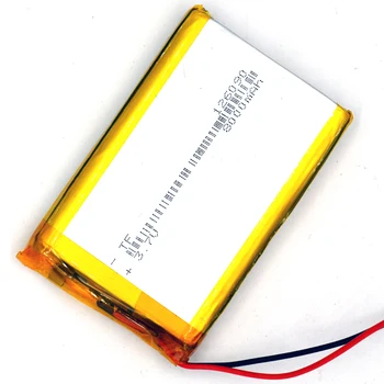  3,7 V 8000mAh LI PO Nabíjateľná Lítium-Polymér Batéria 126090 Pre PSP Navigáciu Ebook Reproduktor Notebook Power