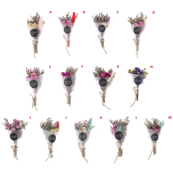  Suchý Kvet Mini Kyticu Umelých Crystal Tráva Na svätého Valentína Darček Decor DIY Dievčatá Sušené Kvety, Fotografie Prop kórejského