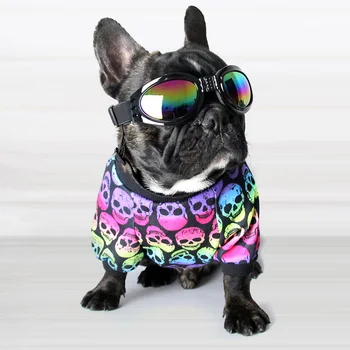  Letné Psa Oblečenie pre Malých Psov, Oblečenie francúzsky Buldog Bavlna Vesta Pes Príslušenstvo Chihuahua Cool Tričko Tee Pug