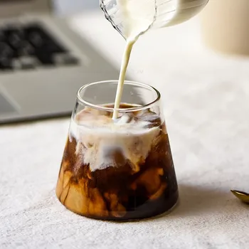  300 ml Mountain Tvar Pohár Vody Tepelne-odolné Japonský Priehľadný Sklenený Pohár Espresso Šálku Kávy Whisky Sklenené Poháre Drinkware