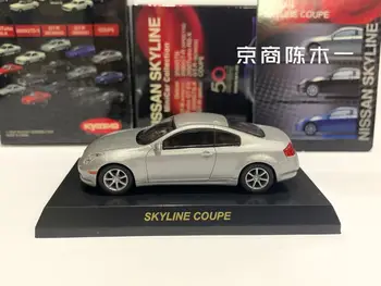  1/64 KYOSHO Nissan Skyline Kupé Striebro Infiniti G37 Zbierky die-cast zliatiny auto dekorácie model hračky