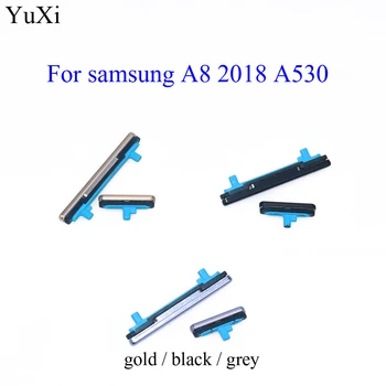  YuXi Pre Samsung Galaxy A8 2018 A530 A530F A530N A530FN A530W pre Telefón Bývanie Rám Nové Bočné Tlačidlo Na Vypnutie Napájania Tlačidlo Hlasitosti