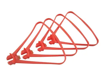 Inovovaný Náhradné Diely Vrtule Chrániče Čepele Rám Vstupnej Šmyky Nastaviť pre Syma X8SW X8SC X8 PRO X8SG RC Mini Lietadla -Červená