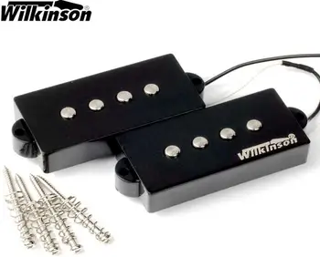  Wilkinson 4 Reťazce WPB AlNiCo V, Bass Snímače pre 'PB' typ gitary Presnosť (Black)