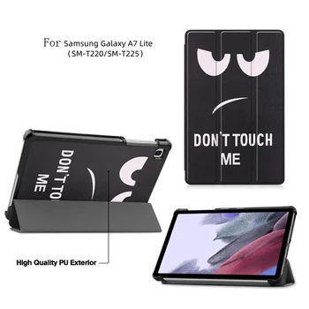  Tablet, E-book obal pre Samsung Galaxy Tab A7 Lite SM-T220 T225 Tri-fold Stojan, Kryt pre Samsung Galaxy Tab A7 Lite 8.7 2021 Prípade