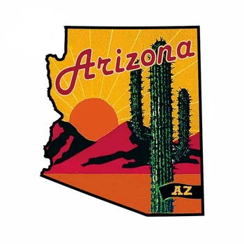 Arizona Púštne Hory Kaktus Auto Samolepky Prilbu na Motocykel, opaľovací Krém Vinyl JDM Kryt Poškriabaniu Vodotesné Truck Grafika