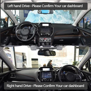 Pre Subaru XV 2011~2020 Anti-Slip Mat Panel Kryt Pad Slnečník Dashmat Dash Auto Chrániť Koberec Príslušenstvo Crosstrek WRX STI