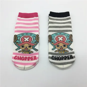  Jeden kus anime cosplay ponožky Tony Choppe módne zábavné, roztomilé prekladané ženy ponožky letné pohodlné, priedušné bavlna krátke ponožky