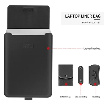  Laptop Rukáv Taška Prípade Pre Macbook Air Pro 13 15 2020 Notebook Sleeve Taška Pre Huawei ASUS Dell 11 12 13.3 14 15.6 Palce Prípade